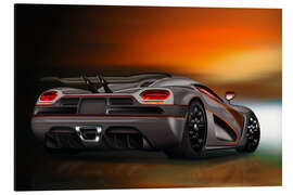 Magnettafel Luxus-Sportwagen