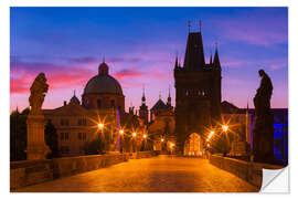 Selvklebende plakat PRAGUE 10