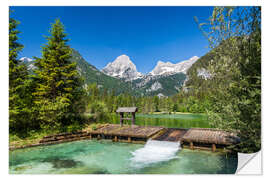 Selvklebende plakat Schiederweiher, Upper Austria