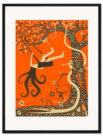 Gerahmter Kunstdruck Außenseiter