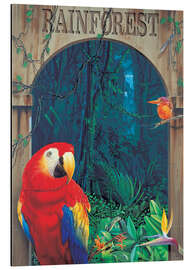 Magnettafel Rainforest