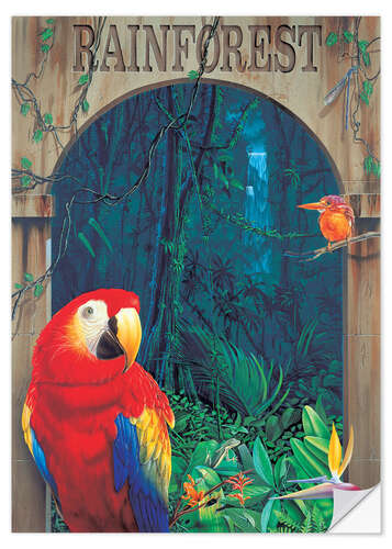 Autocolante decorativo Rainforest