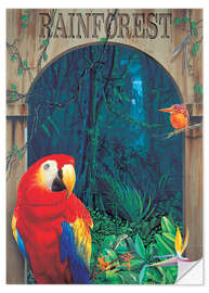 Adesivo murale Rainforest