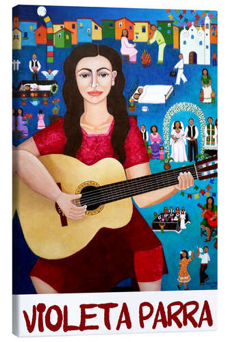 Canvas print Violeta Parra