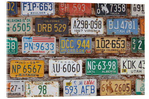 Akryylilasitaulu Car Plates