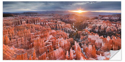 Sticker mural Bryce Canyon IV