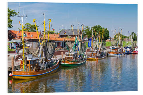 Cuadro de PVC Fishing cutters in Greetsiel