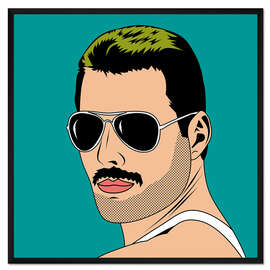 Gerahmter Kunstdruck Freddie Mercury