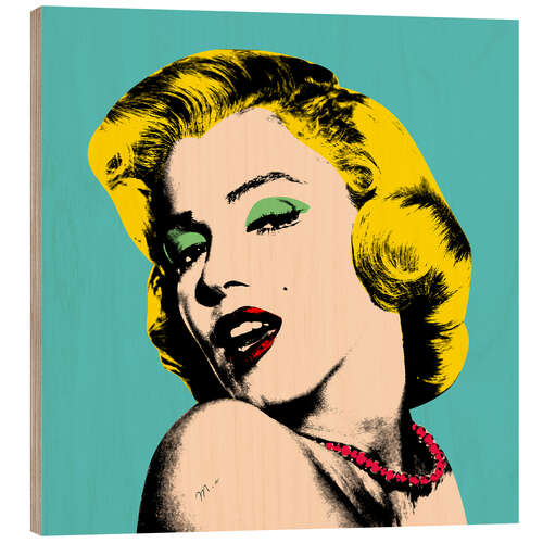 Holzbild Marilyn Monroe I