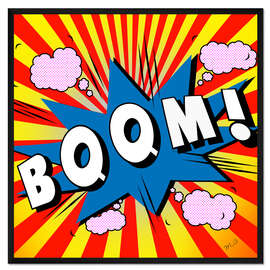 Gerahmter Kunstdruck Boom