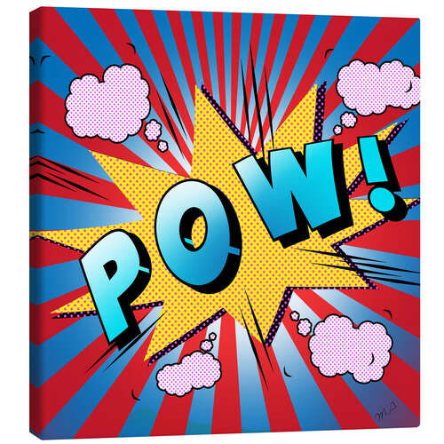 Canvas print Pow Pop Art