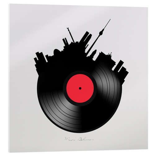 Acrylic print Berlin record