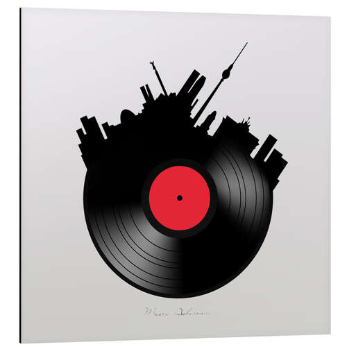 Aluminiumtavla Berlin record
