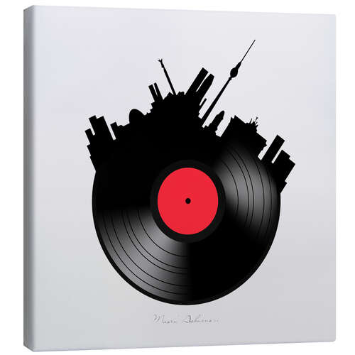 Canvas print Berlin record