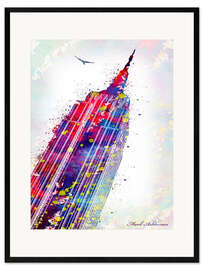 Stampa artistica con cornice Empire State Building