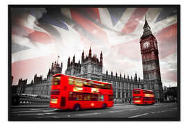 Gerahmter Kunstdruck London