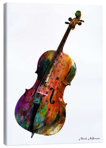 Canvas print Cello