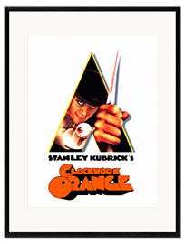Impresión de arte enmarcada La naranja mecánica - Vintage Entertainment Collection