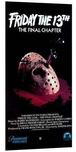 Foam board print Friday the 13th: The Final Chapter I