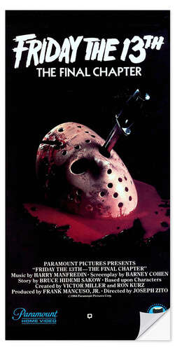 Vinilo para la pared Friday the 13th: The Final Chapter I