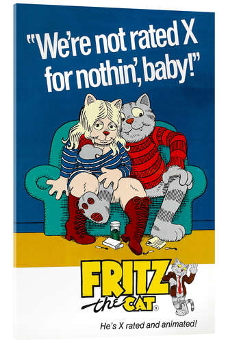 Acrylic print Fritz the Cat