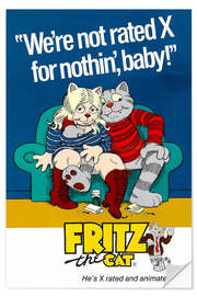 Selvklebende plakat Fritz the Cat