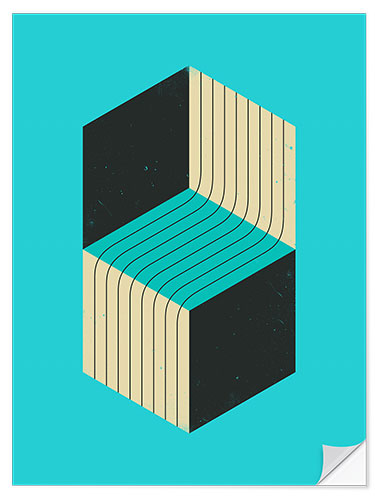 Adesivo murale Cubes 4