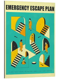 Magnettafel Fluchtplan 1
