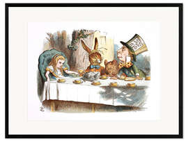 Plakat artystyczny premium w ramie Alice in Wonderland