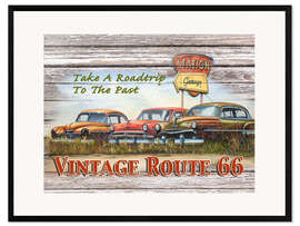 Kunsttryk i ramme Vintage 66