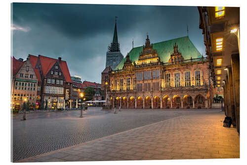 Akryylilasitaulu Bremen Market Square with City Hall