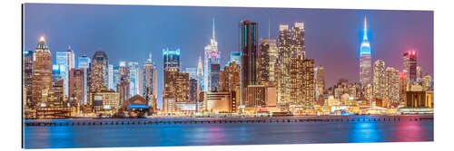 Gallery Print New York Neon Colors Skyline