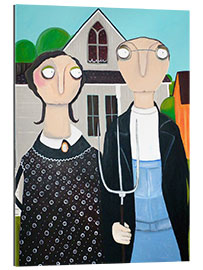 Quadro em plexi-alumínio Anni and Ken Gossic