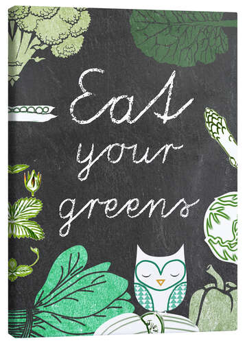 Stampa su tela Eat your greens