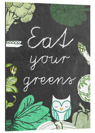 Magnettafel Eat your greens