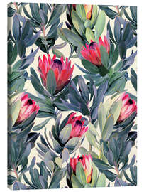 Canvas print Painted Proteas