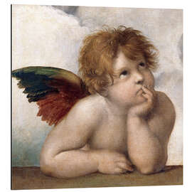 Magnettafel Sixtinische Madonna (Detail Engel)