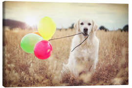 Canvas print balloon wind strength test