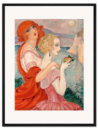 Gerahmter Kunstdruck Auf dem Weg nach Anacapri