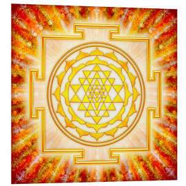 PVC print Sri Yantra - Artwork light