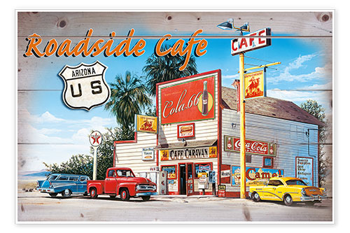 Poster Arizona Roadside Cafe