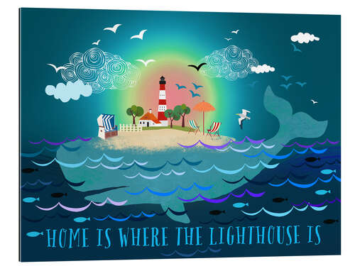 Gallery print Home is where the lighthouse is