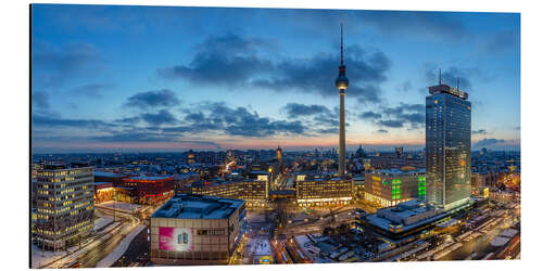 Tableau en aluminium Berlin Alexanderplatz