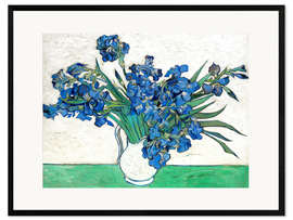 Plakat artystyczny premium w ramie Irysy - Vincent van Gogh