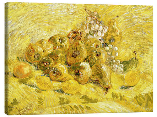 Canvastavla Quinces, Lemons, Pears and Grapes