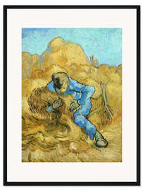 Gerahmter Kunstdruck Mittagsschlaf