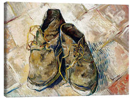 Lienzo  Un par de zapatos - Vincent van Gogh