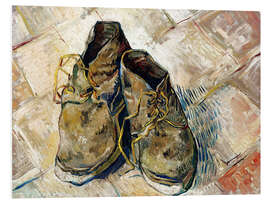 Hartschaumbild Ein Paar Schuhe - Vincent van Gogh
