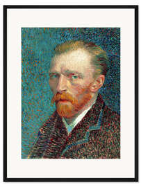 Gerahmter Kunstdruck Selbstportrait, 1887