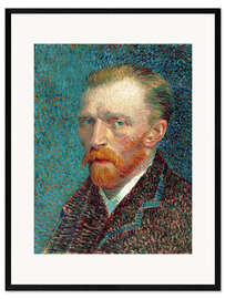 Gerahmter Kunstdruck Selbstportrait, 1887
